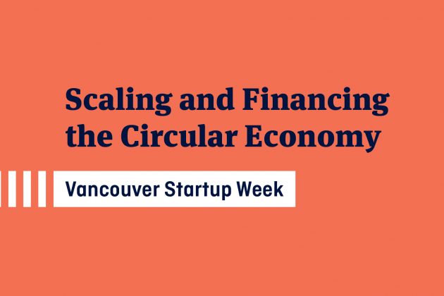 Scaling and Financing the Circular Economy